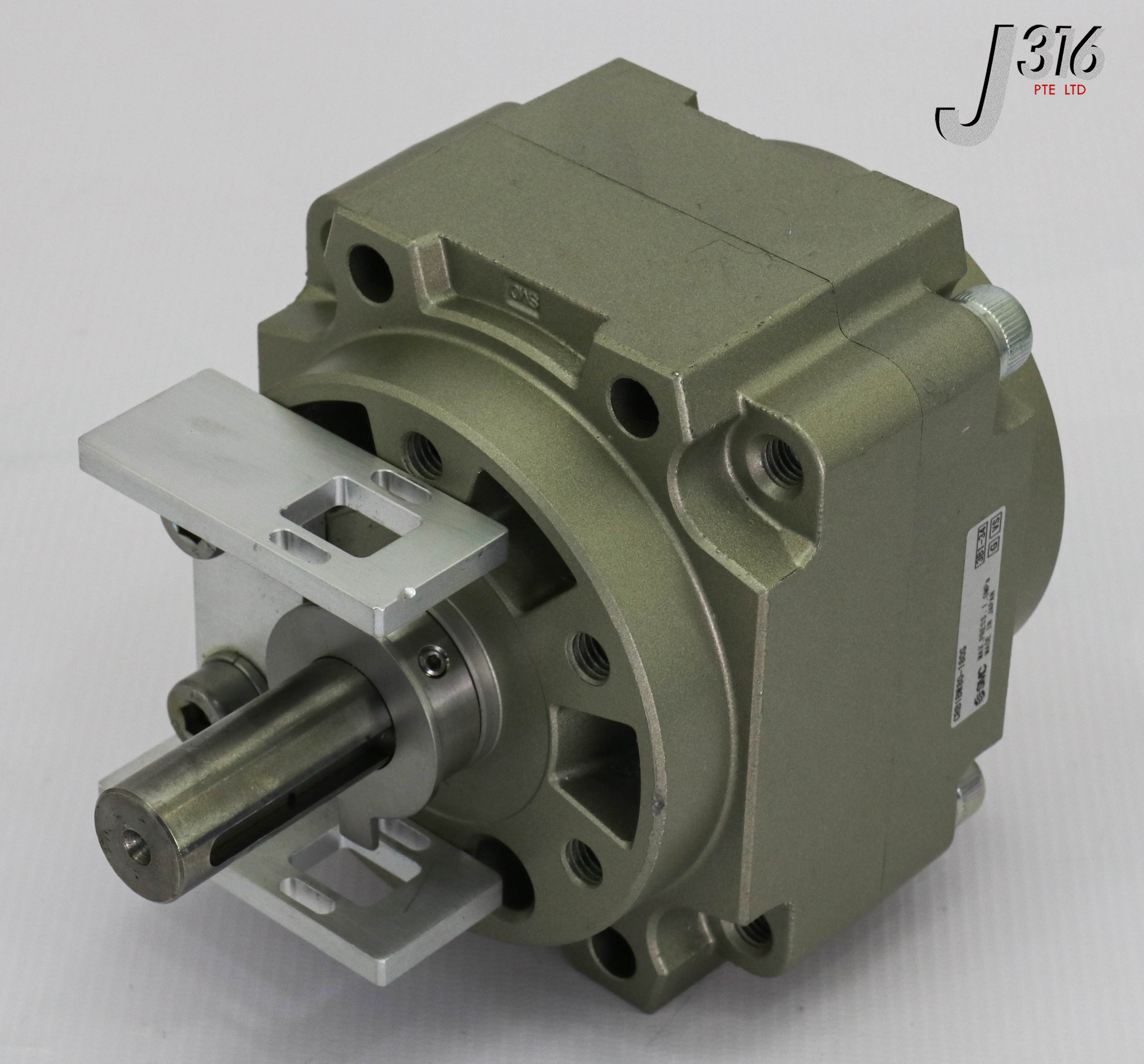 1176 SMC ROTARY ACTUATOR, SINGLE VANE, 180 DEGREE, 80MM BORE W ...